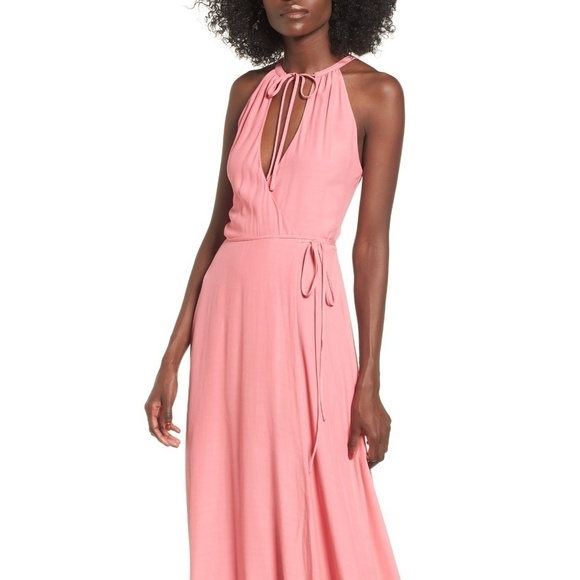 NWT! Privacy Please Cambio Wrap Front Maxi Dress - Picture 1 of 5